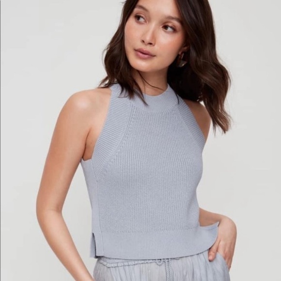 Aritzia Tops Aritzia Wilfred Crevier Knit Tank Top Poshmark